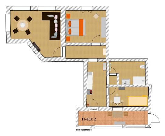fi-eck apartment with children's room sketch